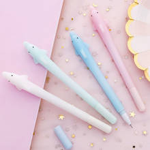 0.5mm Cute Kawaii Silicone dolphin Gel Pen Signature Pens Escolar Papelaria For Office School Writing Supplies Stationery Gift 2024 - buy cheap