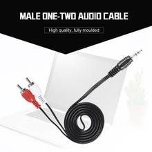 1/8 Inch 3.5mm Plug Jack to 2 RCA Male Stereo Audio Earphone Headphone Headset Y Splitter Adaptor Cable 2024 - buy cheap