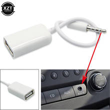 Mini Jack 3.5mm AUX Audio Plug To USB 2.0 Converter Adapter USB Aux Cable For Car MP3 Speaker U Disk USB Flash Drive Accessories 2024 - buy cheap