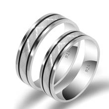 925 пробы Серебряное кольцо для пары, классическое обручальное кольцо для влюбленных, кольцо для мужчин и женщин, хорошее ювелирное изделие, подарок на день Святого Валентина 2024 - купить недорого