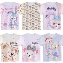 Disney Duffy StellaLou Fashion Anime Figures Cartoon Products Cosplay Accessories Customized T-Shirt  Casual Gifts Unisex 2024 - buy cheap