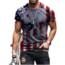 Camiseta de cuello redondo con estampado 3D para hombre, camisa informal de manga corta a la moda, camisetas tácticas militares, ropa de calle, MY413 2024 - compra barato