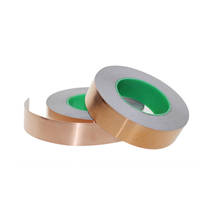 10mm 15mm 20mm 25mm 30mm X 30m Single Adhesive Conductive Copper Foil Tape EMI Shield Copper Strip High Temperature Tape 2024 - buy cheap