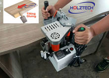 woodworking portable 45 degrees tilting edge banding machine wood PVC Manual Edge Bander Double Side Gluing 2024 - купить недорого