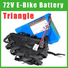Bateria de lítio para bicicleta elétrica, 72v, 40ah, saco triangular, scooter, 2000w, 3000w, 72v 2024 - compre barato