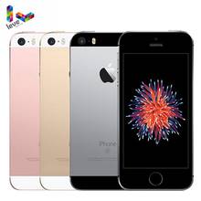 Разблокированный смартфон Apple iPhone SE, 12 МП, 4 дюйма, сканер отпечатков пальцев, двухъядерный, 4G LTE, 2 Гб ОЗУ 16/64 Гб ПЗУ, мобильный телефон б/у 2024 - купить недорого