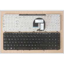 Teclado de laptop turco para computador portátil hp pavilion dv7-4000 lx7 tr preto com teclado de armação 2024 - compre barato