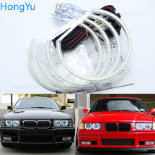 For BMW 3 Series E36 1990-2000 Excellent Ultra bright illumination smd led Angel Eyes kit halo ring 2024 - buy cheap