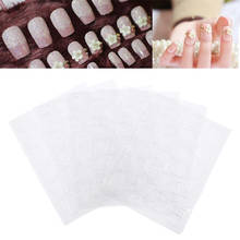 10 hojas de cintas adhesivas de doble cara para uñas, pegamento adhesivo para uñas, transparente, manicura artística 2024 - compra barato