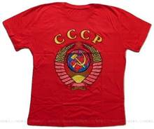 URSS CCCP-Camiseta de abrigo de alta calidad, camiseta rusa, Camiseta holgada de talla grande 2024 - compra barato