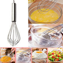 8/10/12 Inch Stainless Steel Egg Stirring Balloon Whisk Manual Egg Beater Mixer Kitchen Baking Utensil Cream Butter Blender Tool 2024 - buy cheap