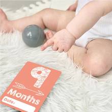 24 Pcs/set Newborn Month Sticker Holiday Card Baby Milestone Photography Props D7YD 2024 - buy cheap