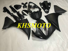 Injection mold Fairing kit for YZFR1 09 10 11 12 YZF R1 2009 2010 2011 2012 YZF1000 Matte black Fairings set+gifts YW18 2024 - buy cheap