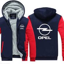 men winter male zipper Plus Size Opel sweatshirt Thicken Fashion coats Large size Tops male casual jackets 2024 - buy cheap