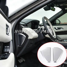 ABS Plastic Chrome Interior Centeral Decoration U Shape Frame Trim For Land Rover Range Rover Velar 2017-2021 Car Decoration 2024 - buy cheap