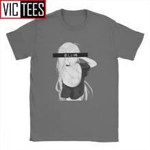 Sexy Sad Anime Girl T-Shirts Men Otaku Fashion Weeb Novelty Pure Cotton Tee Shirt Harajuku Short Sleeve T Shirt Classic Tops 2024 - buy cheap