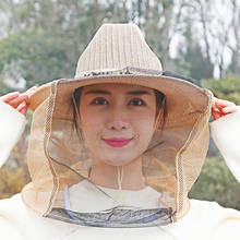 Thick Anti-bee Hat Beekeeping Tools Mesh Weave Breathable Bee Nets Catch Hats Bee Totally closed Sting Protection 2024 - buy cheap