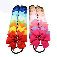 10pcs/lot Lovely Girls Scrunchies Ribbon Elastic Hair Bands Rubber Rope Hair Clips Barrettes Headdress Headwear Hair Accessories 2024 - buy cheap