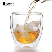 4/6pcs Double Wall Glass Coffee Mugs Creative Milk Tea Heat-resistant Glass Cup Gift Drinkware 80ml 2024 - buy cheap