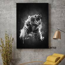 Modern Home Decoration Big Picture Animal Tiger Lion Canvas Painting On The Wall Art Prints for Room Decor Poster Frameless 2024 - buy cheap