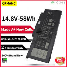 CPMANC-batería F7HVR para ordenador portátil, para DELL Inspiron 15 7000 series-7537 17 7737 062VNH G4YJM T2T3J 4ICP5/67/90 14,8 v 58wh 2024 - compra barato