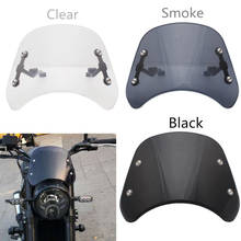 Protetor de para-brisa de motocicleta, defletor de vento para benelli leoncino, preto/fumaça/plástico abs transparente, para-brisa frontal, 500 2024 - compre barato