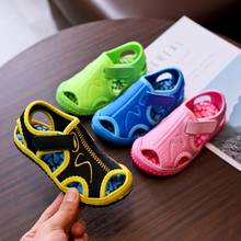 2021 Summer New Children Sandals For Girls Boys Soft Bottom Fabric Shoes Fashion Kids Beach Sandals Baby Toddler Shoes 2024 - buy cheap