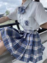 Marinha marinheiro anime jk uniformes da escola japonesa uniforme moda estilo coreano kawaii menina cosplay camisa e saia define enviar gravata xxl 2024 - compre barato