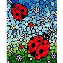 5D Needlework Crafts Diamond Mosaic Two Ladybug Full Square/Round Home Decor Diamond Embroidery Diamond Painting Cross Stitch 2024 - buy cheap