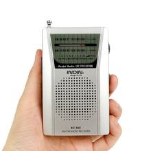 Alto-falante portátil fm am, digital, com visor lcd, rádio estéreo, de bolso, para mp3, tocador de música ao ar livre 2024 - compre barato