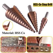 Professional 4-12/20/32mm HSS-CO/M35 Steel Large Step Cone Triangle Shank Coated Metal Drill Bit Cut Tool Set Hole Cutter 2024 - buy cheap