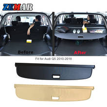 Car Accessories Rear Trunk Cargo Cover Parcel Shelf For Audi Q5 2010-2013 2014 2015 2016 2017 2018 Curtain Retractable Spacer 2024 - buy cheap