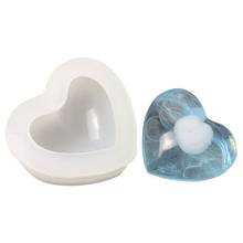 Heart Shape Epoxy Resin Molds Silicone Mold Resin Pendant Mould Jewelry Making Tools DIY Handcraft Soap Candle Making Mold 2024 - buy cheap