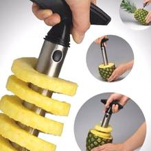 Fácil casca abacaxi slicer descascador corer slicers cortador de aço inoxidável ferramenta frutas cozinha ferramentas 2024 - compre barato