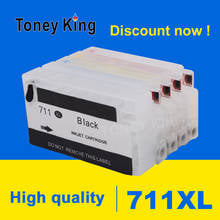 Toney universal (король 711 711 XL перезаправляемый картридж для hp Designjet T120 24 T120 610 T520 24 T520 36 T520 610 T520 914 принтер 2024 - купить недорого