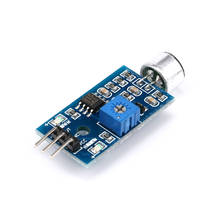 5 pçs módulo de sensor de detecção de som microfone módulo controlado por voz veículo inteligente para arduino eletrônico diy kit peças 2024 - compre barato