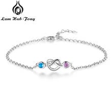 2020 Fashion Bracelets for Women Blue Pink Stone Knot Bracelets & Bangles Adjustable Bracelet Jewelry Gifts (Lam Hub Fong) 2024 - buy cheap