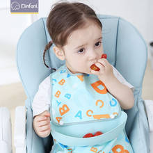 Elinfant Baby Feeding Fashionable Infant Bandana Bibs Snap And Magic Tape Drooling Waterproof Silicone Bibs Dropshipping 2024 - buy cheap