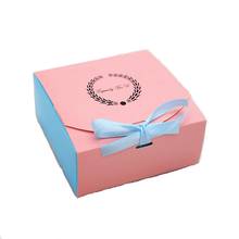 50pcs  New Packing For Gift Food Package For Candy Cookies Biscuits  Pink Paper Box Boxes 2024 - buy cheap