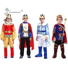 Children Prince Cosplay King Costume Birthday Party Dress Up Clothing Anime Sets Jumpsuits Kids Halloween Carnvial Clothes Suits 2024 - buy cheap