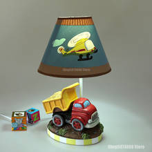 Cartoon Resin Car Table Lamp Nightstand Lamp Modern Led Children's Room Table Lamp Home Decoration Study Room Living Room Lamp 2024 - buy cheap