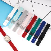 Pulseira de silicone de 22mm, pulseira esportiva para ticwatch pro ticwatch e2, pulseira de relógio smart watch s2 e2 2024 - compre barato