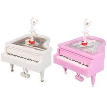 Hand Crank Musical Boxes Romantic Classic Piano Model Dancing Ballerina Music Box Birthday Wedding Gift Home Decoration 2024 - buy cheap