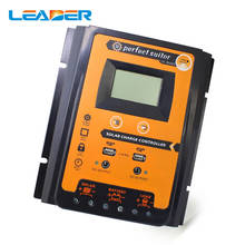 Controlador de carga Solar PWM, regulador con pantalla LCD, salida USB para batería de litio y plomo-ácido, 12V, 24V, 70A 2024 - compra barato