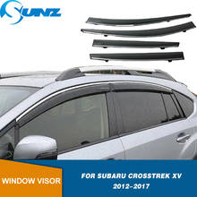 Deflector de ventana de coche, visera de ventilación para Subaru Crosstrek XV 2012 2013 2014 2015 2016 2017 2024 - compra barato