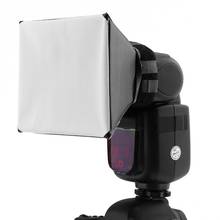 Universal dobrável dslr photo flash light difusor caixa de luz suave para nikon/canon/sony/olympus câmera 125x100mm 2024 - compre barato