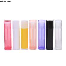 AACAR 10pcs/lot 5g Transparent Empty Plastic Tubes Containers Lip Balm Tubes Lipstick Case 7 Candy Colors Lip 2024 - buy cheap
