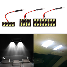 Panel Interior de luces LED para coche, lámpara de bombilla, compartimento, luz de lectura, SMD 12/24/48 2024 - compra barato