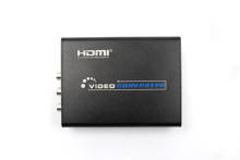 Конвертер HDMI в AV/Svideo CVBS L/R, адаптер переключателя с поддержкой 1080p 3RCA PAL / NTSC для ТВ Blue-Ray DVD 2024 - купить недорого