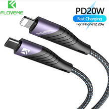 FLOVEME PD 20W USB C Cable For iPhone 11 Pro Fast Charging Cable iPhone 11 X 8 Plus Type-C to Lighting Charger For MacBook iPad 2024 - buy cheap